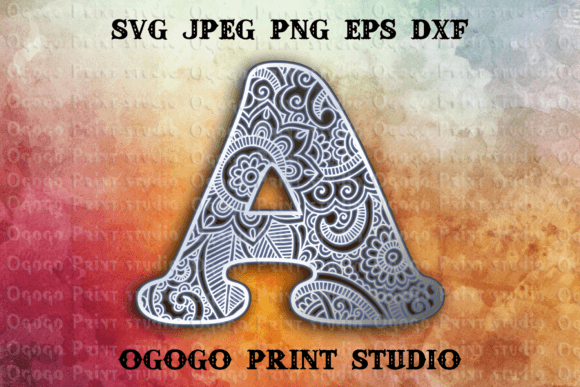 3D SVG Home Décor: Reviewing the Letter A Mandala