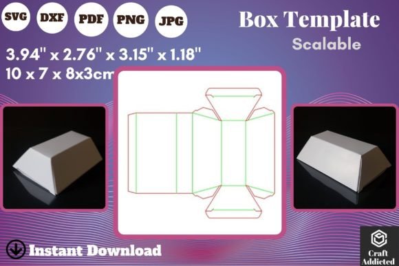 3D SVG Trapezoid Box: Shapes Review