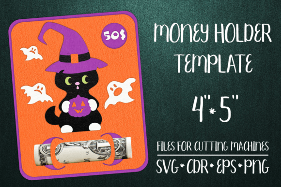Black Cat Halloween 3D SVG Shadow Boxes