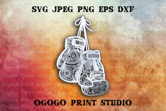 Boxing Gloves 3D SVG: Bold Shapes for Brand Impact