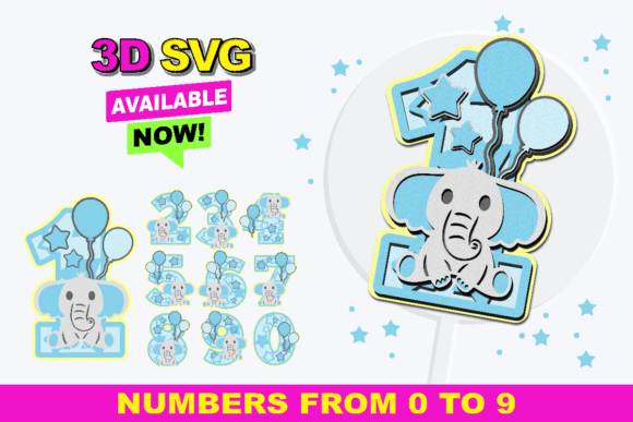Elephant Baby Boy Numbers: A Designer’s Review