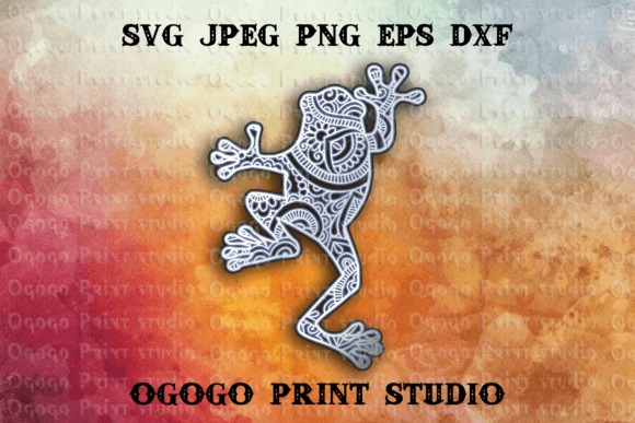 Frog Svg: 3D SVG Shapes for Branding