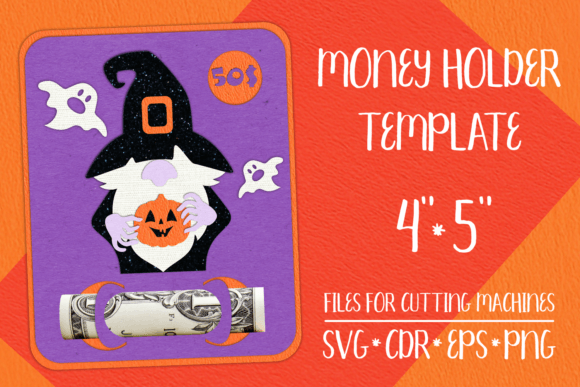 Gnome Halloween 3D SVG Shapes Template Review