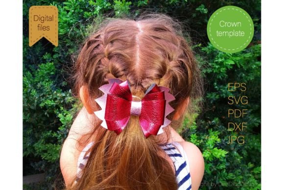 Hairbow Template SVG: 3D SVG Shapes for Crafts