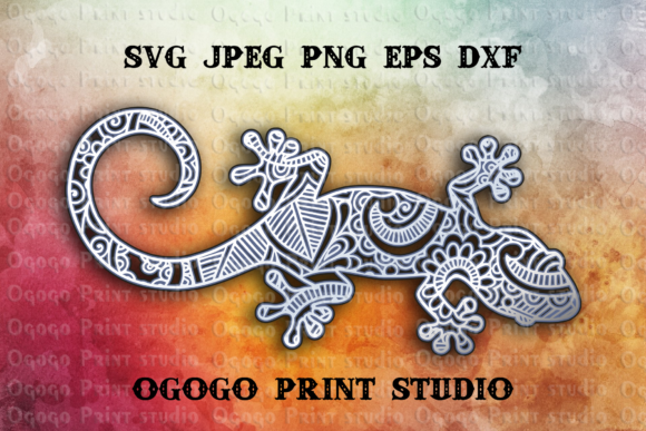 Lizard 3D SVG: Dynamic Shapes for Branding