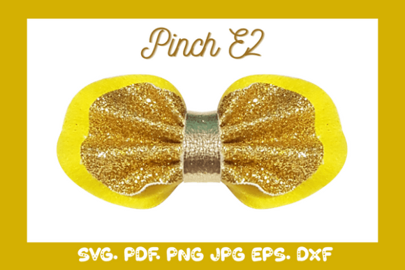 Pinch Hairbow 3D SVG for Shapes