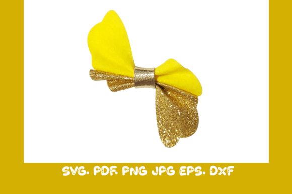 Pinch Hairbow 3D SVG for Shapes