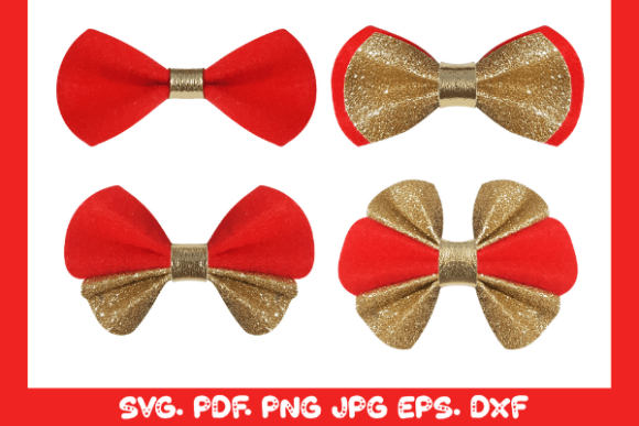 Pinch Hairbow 3D SVG for Shapes