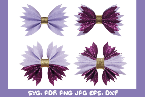 Pinch Hairbow 3D SVG for Shapes