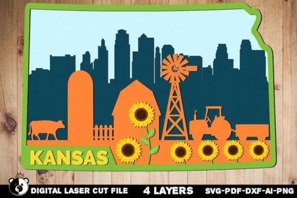Review: 3D Layered Tropical Kansas SVG for Embroidery
