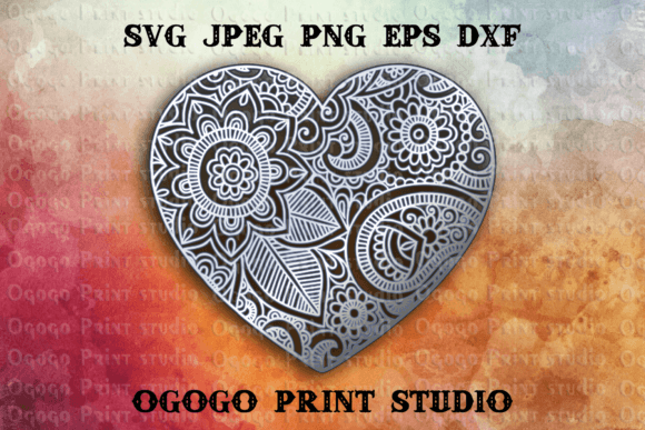 Review: 3D SVG Heart Mandala for Modern Shapes