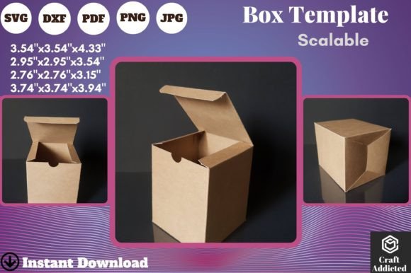 Review: 4 Size Candles Box Template for Embroidery