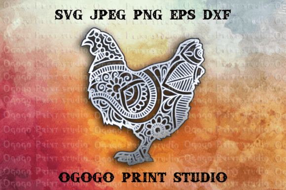 Review: Chicken SVG 3D Layered Mandala Cut File