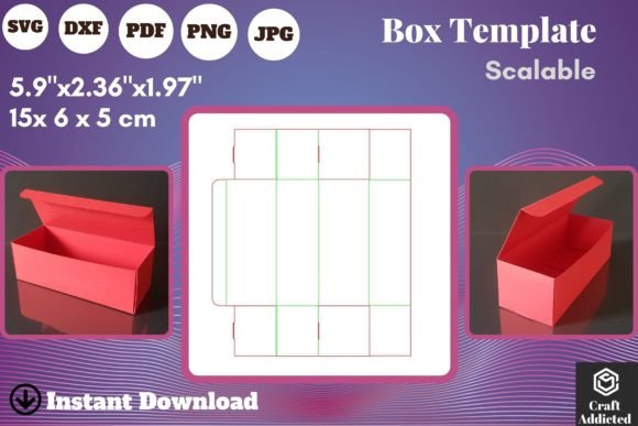 Review: Self Locking Box SVG, DXF 3D Shapes
