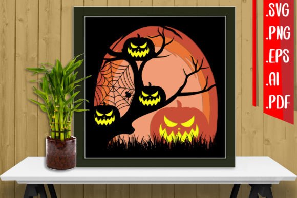 Reviewing Halloween Layered Papercut 13: A 3D SVG for Shadow Boxes