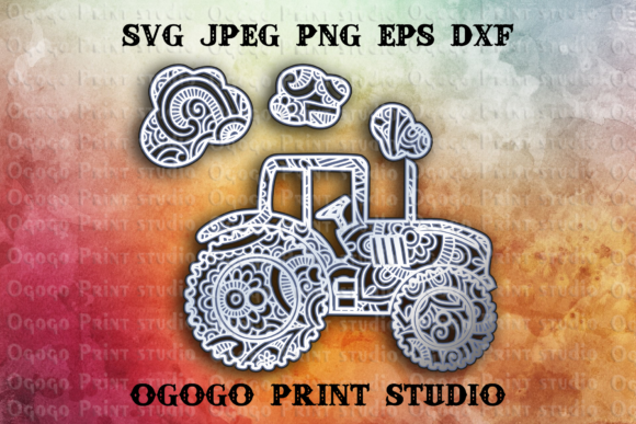Tractor 3D SVG Shapes Review